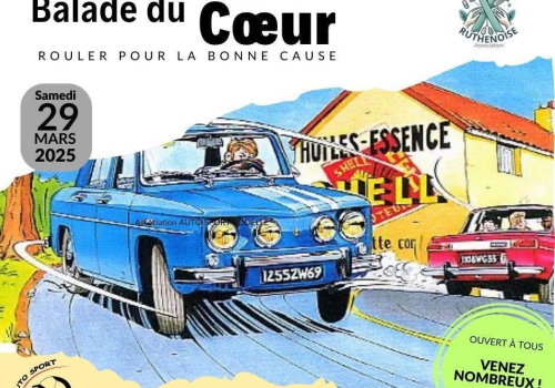 La balade du cœur 2025 - Auto Sport Rodelle - La passion du rallye historique et des voitures anciennes
